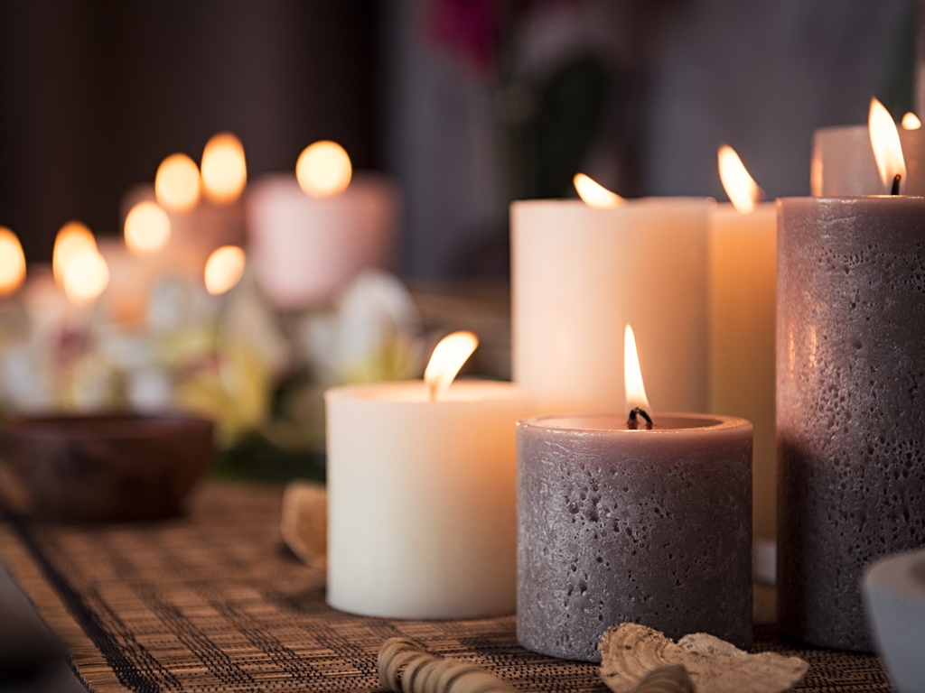 Decorate with candles from Consign Couture
